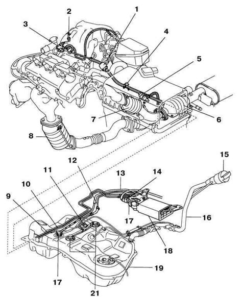 Lexus Rx300 Exhaust Pipe System An Illustrated Parts Diagram