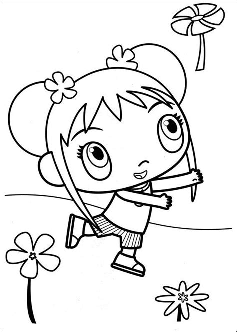 Ni Hao Kai Lan Tegninger til Farvelægning 29 Kai lan Kai Coloring pages