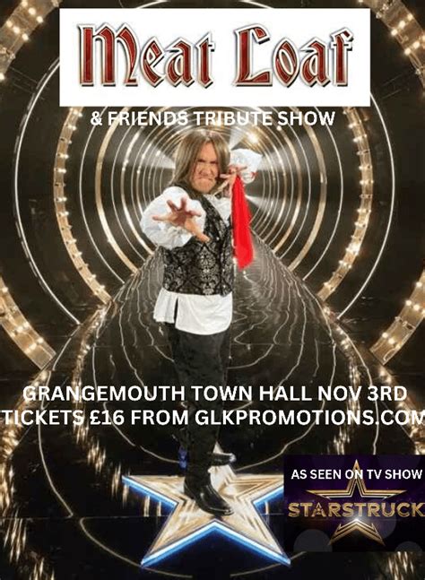 Meatloaf Tribute Licensed Bar At Grangemouth Town Hall Event Tickets
