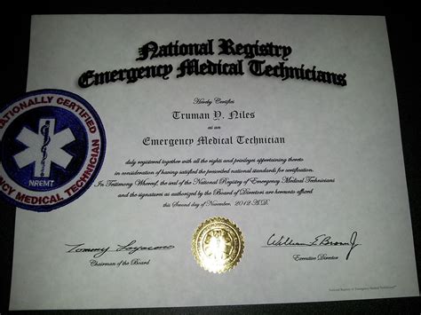 Emt P Certification Ericvisser