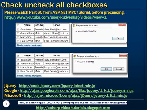 Sql Server Net And C Video Tutorial Part 66 Check Uncheck All