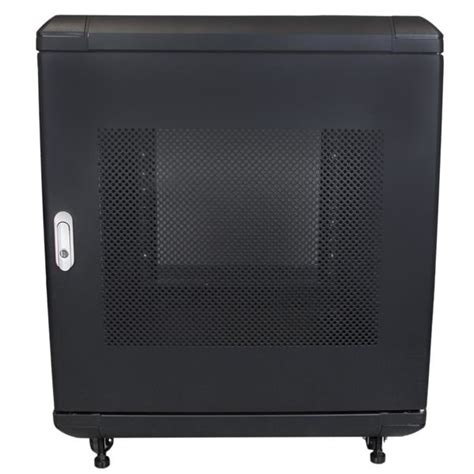 StarTech 12U 36in Knock Down Server Rack Cabinet With Casters