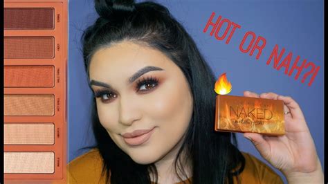 New New Urban Decay Naked Petite Heat Palette Demo Youtube