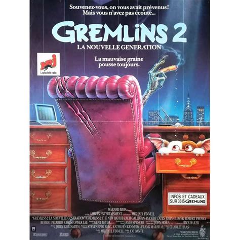 GREMLINS 2 Movie Poster 15x21 in.