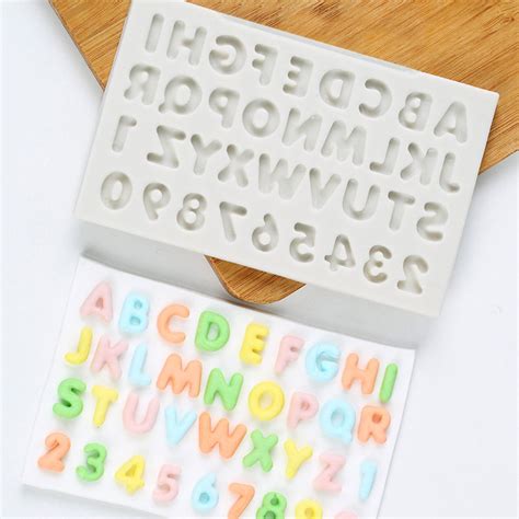 Alphabet Number Cake Mold Silicone Mold Fondant Birthday Cake Etsy