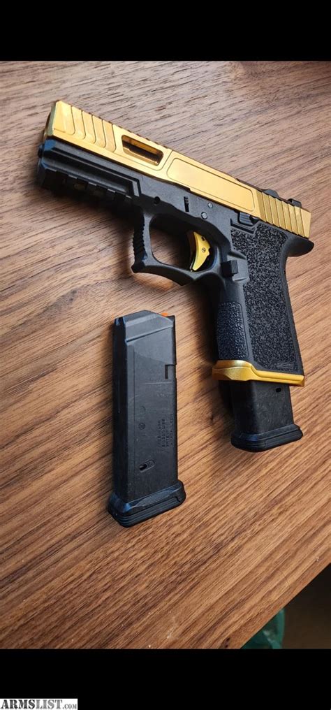 ARMSLIST For Sale Custom Gold Glock 19 With W Mags