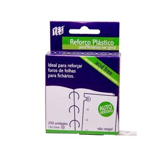 Reforço Para Fichario - Reforco Auto Adesivo Para Fichario Com 250und