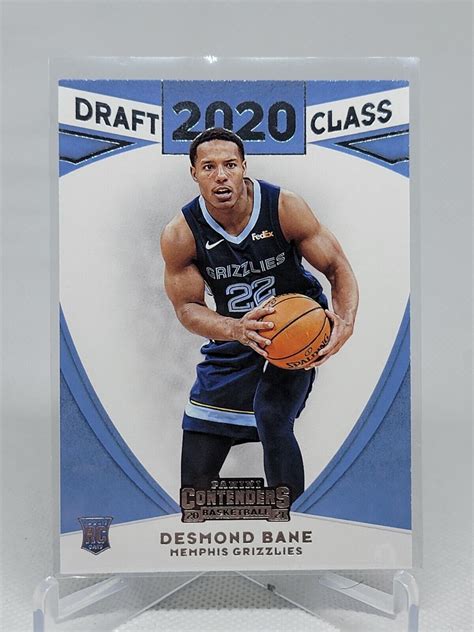 2020 21 Panini Contenders Desmond Bane RC Draft Class 20 Grizzlies