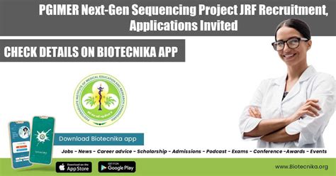 PGIMER Next Gen Sequencing Project JRF Recruitment Applications