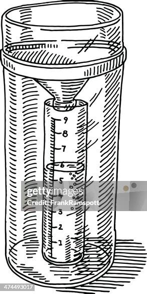 Rain Gauge Measurement Drawing High Res Vector Graphic Getty Images