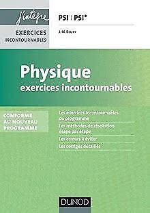 Physique Exercices Incontournables Psi Psi Nouveau Prog Livre