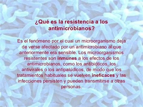 Resistencia A Antimicrobianos