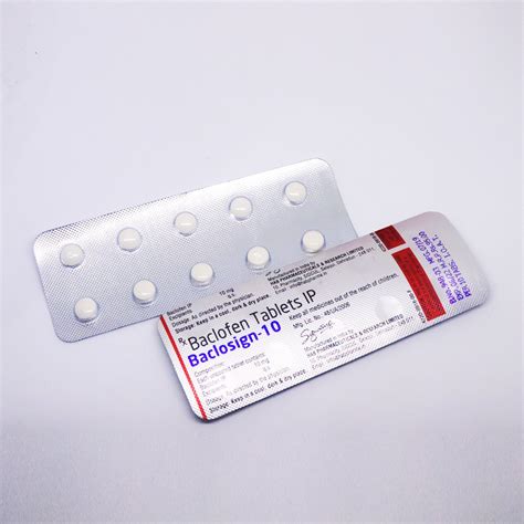 Signature Baclosign Mg Tab X Treatment Pain Relief Id