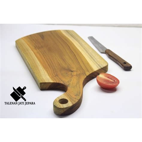 Jual TALENAN KAYU JATI CUTTING BOARD PASTRY BOARD KAYU JATI JEPARA