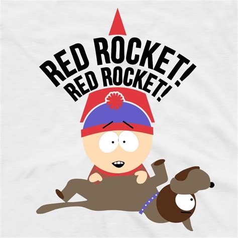 South Park Stan Red Rocket Adult Short Sleeve T Shirt South Park Shop