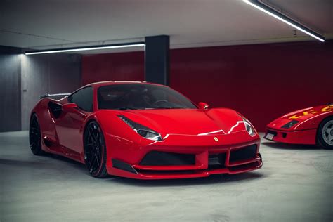 Vehicle, Sport Car, 1080P, Ferrari 488 GTB, Ferrari 488, Ferrari, Red ...