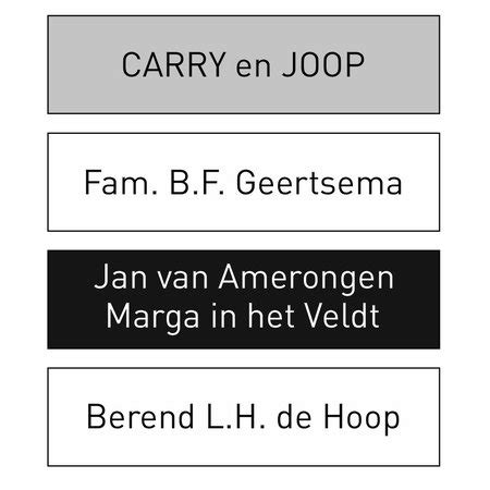 Naamplaatje Voor De Renz Naamplaathouder Renz Ns Artikel