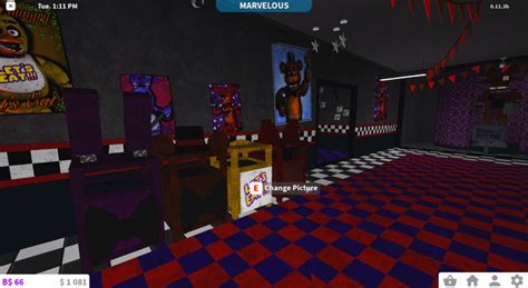 More images of the fnaf 1 build I made in bloxburg : r/Bloxburg