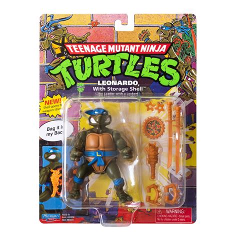 Teenage Mutant Ninja Turtles Classic Actionfigur Storage Shell Leonardo 10 Cm Krak O Mat