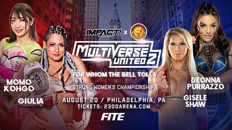 Giulia To Defend NJPW Strong Womens Title At Impact X NJPW Multiverse