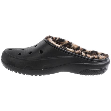 Crocs Freesail Leopard Lined Clogs For Women Save 50