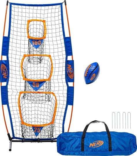 Amazon.com: NERF Pro Pass Football Target Toss Net - Kids Football ...