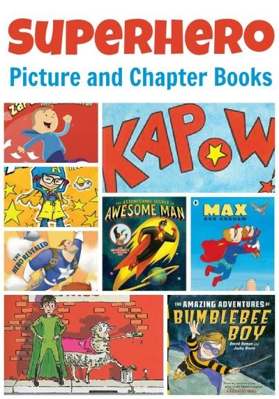 10 Great Superhero Picture and Chapter Books for Kids