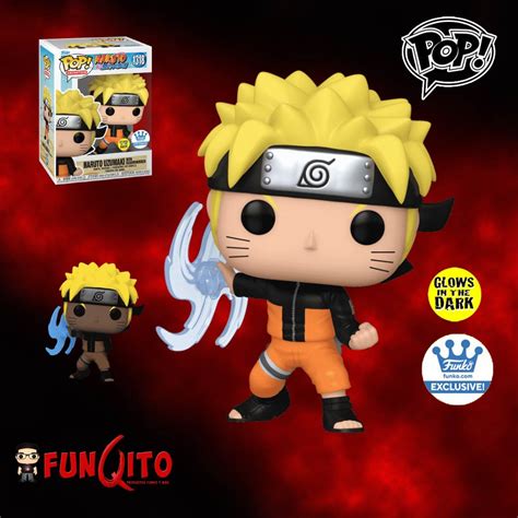 Naruto Uzumaki Rasenshuriken GITD Funko Pop! Exclusivo - FUNQITO