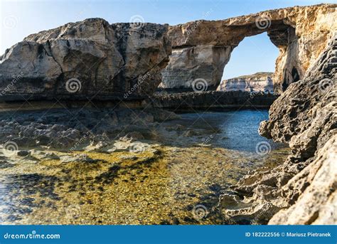 Azure Window Dwejra Window The Island Of Gozo In Malta Dwejra Bay Close