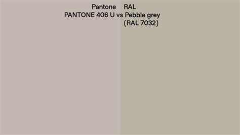 Pantone U Vs Ral Pebble Grey Ral Side By Side Comparison