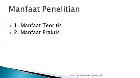 Contoh Manfaat Teoritis Dan Praktis Dalam Skripsi