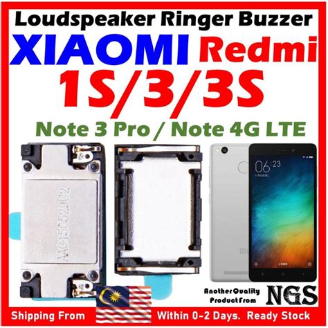 Full Set Loud Speaker Loudspeaker Ringer Buzzer Module For Xiaomi Redmi