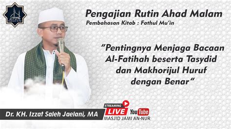 Pengajian Rutin Ahad Malam November M Rabiul Akhir H