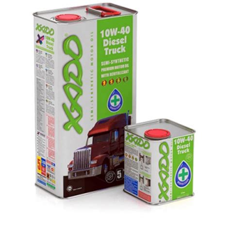 XADO Atomic Oil 10W40 Diesel Truck Полусинтетическое масло 1l