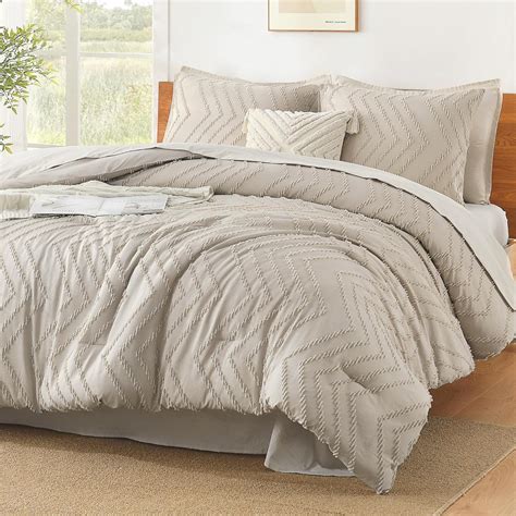 Litanika Comforter Oversized King Size Set Tannish Grey 3