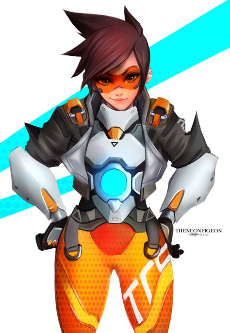 Artstation Tracer Paige Locker Overwatch Tracer Overwatch