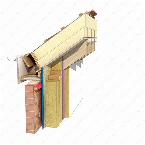 Dl237 Timber Frame Wall To Pitched Roof Exposed Rafters