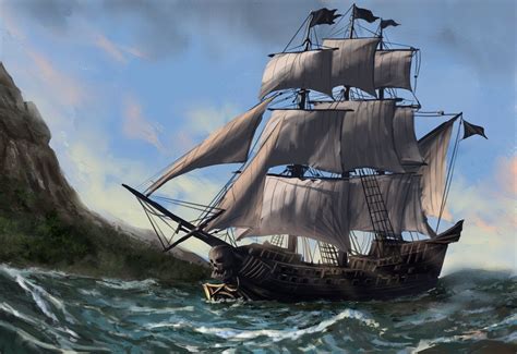 Pirate Ship Commission By Entar0178 Game Illustration Pirate Ship