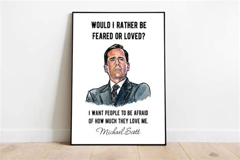 Michael Scott Wayne Gretzky Quote Poster The Office TV Show | Etsy