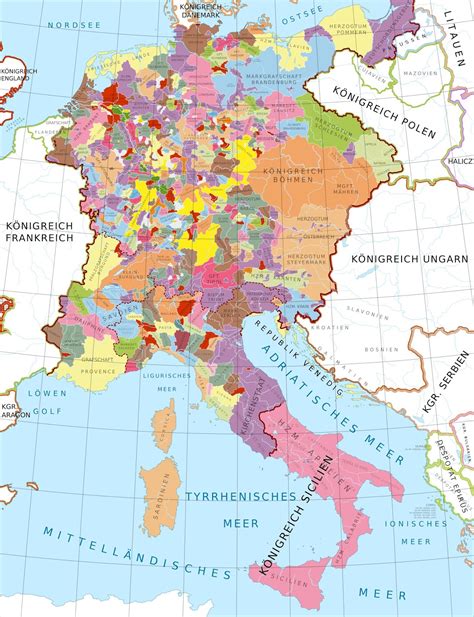 The Holy Roman Empire Vivid Maps