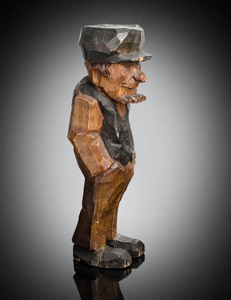 Folk Art Carved Wood Standing Man Figure Scandinavian Etsy Art