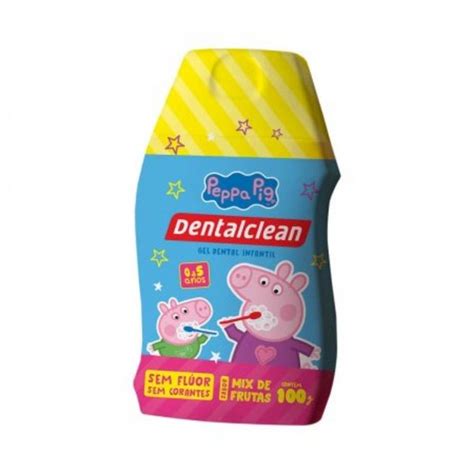 Gel Dental Infantil Dentalclean Peppa Pig Sem F Or G