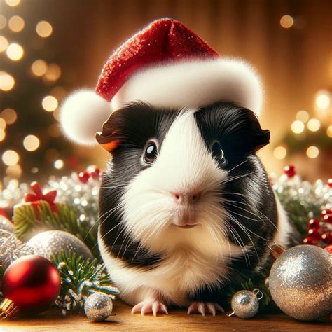 Handcrafted Christmas Guinea Pig Cards Premium Luster Photo Paper Set