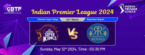 Indian Premier League Chennai Super Kings Vs Rajasthan Royals