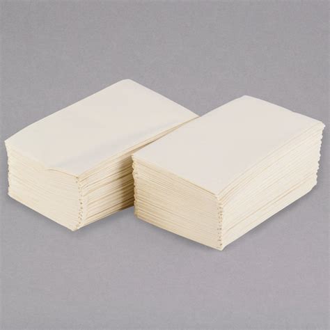 Ecru Ivory Paper Dinner Napkin Choice Ply X Pack