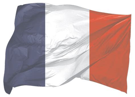 Wehende Flagge Frankreich Gr E