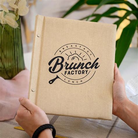 Linen Imitation Menu Holder Buy At The Best Price Custom Design