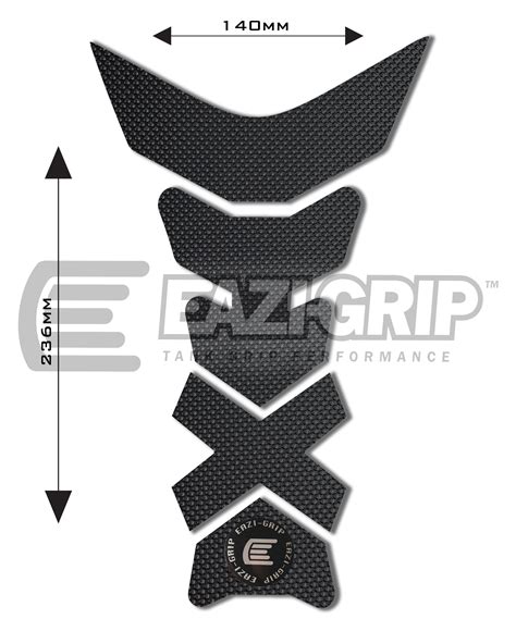 Eazi Grip Pro Centre Tank Pad C Mm X Mm Clear Or Black