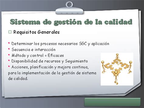 Sistema de gestión de la calidad SGC Normas ISO 9000