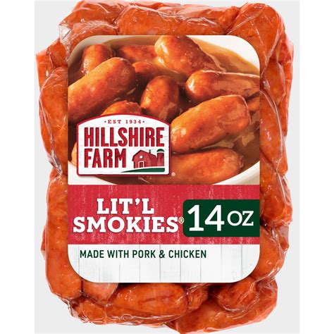 Hillshire Farm Lit L Smokies Smoked Sausage 14 Oz Walmart